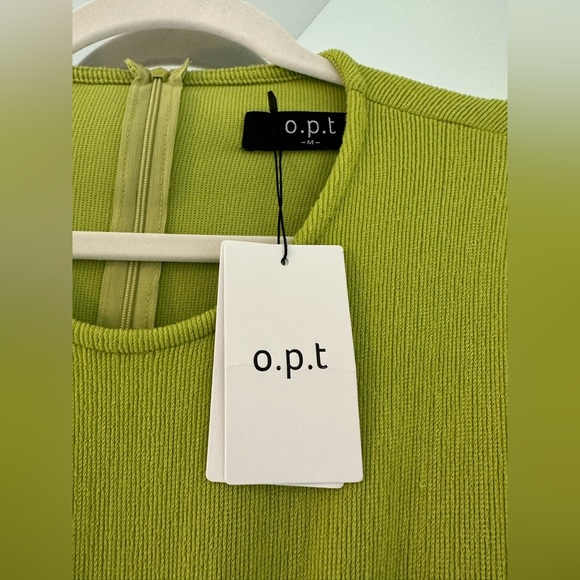 Brand New with Tags o.p.t Green Brendalyn Dress with Cutouts - Picture 4 of 4